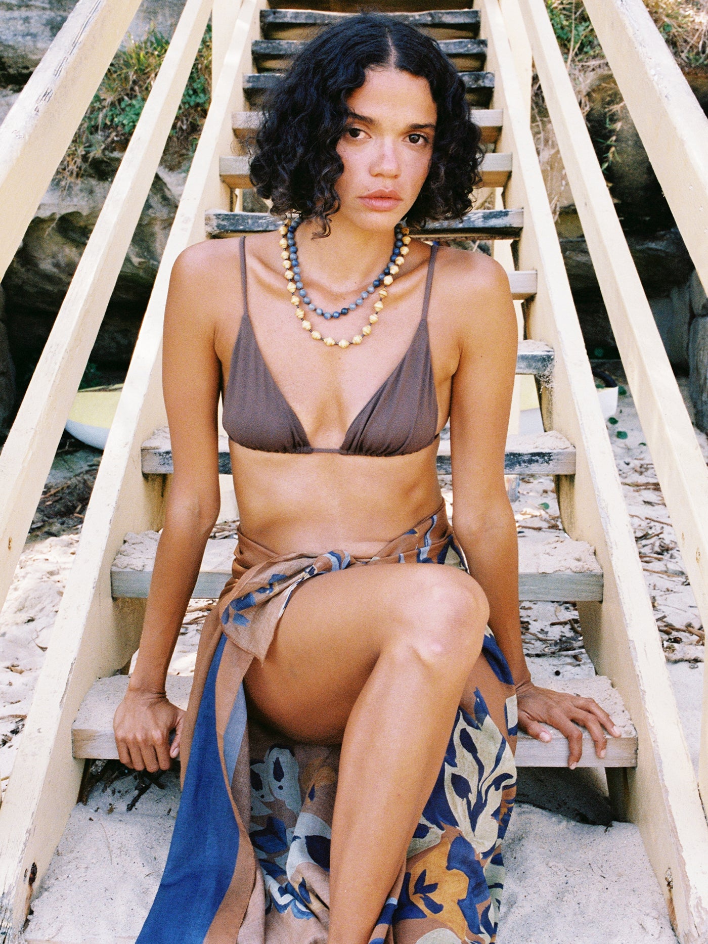 Eve Necklace | Blue Aventurine Silver