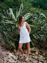 Harper Mini Dress | Lotus Broderie