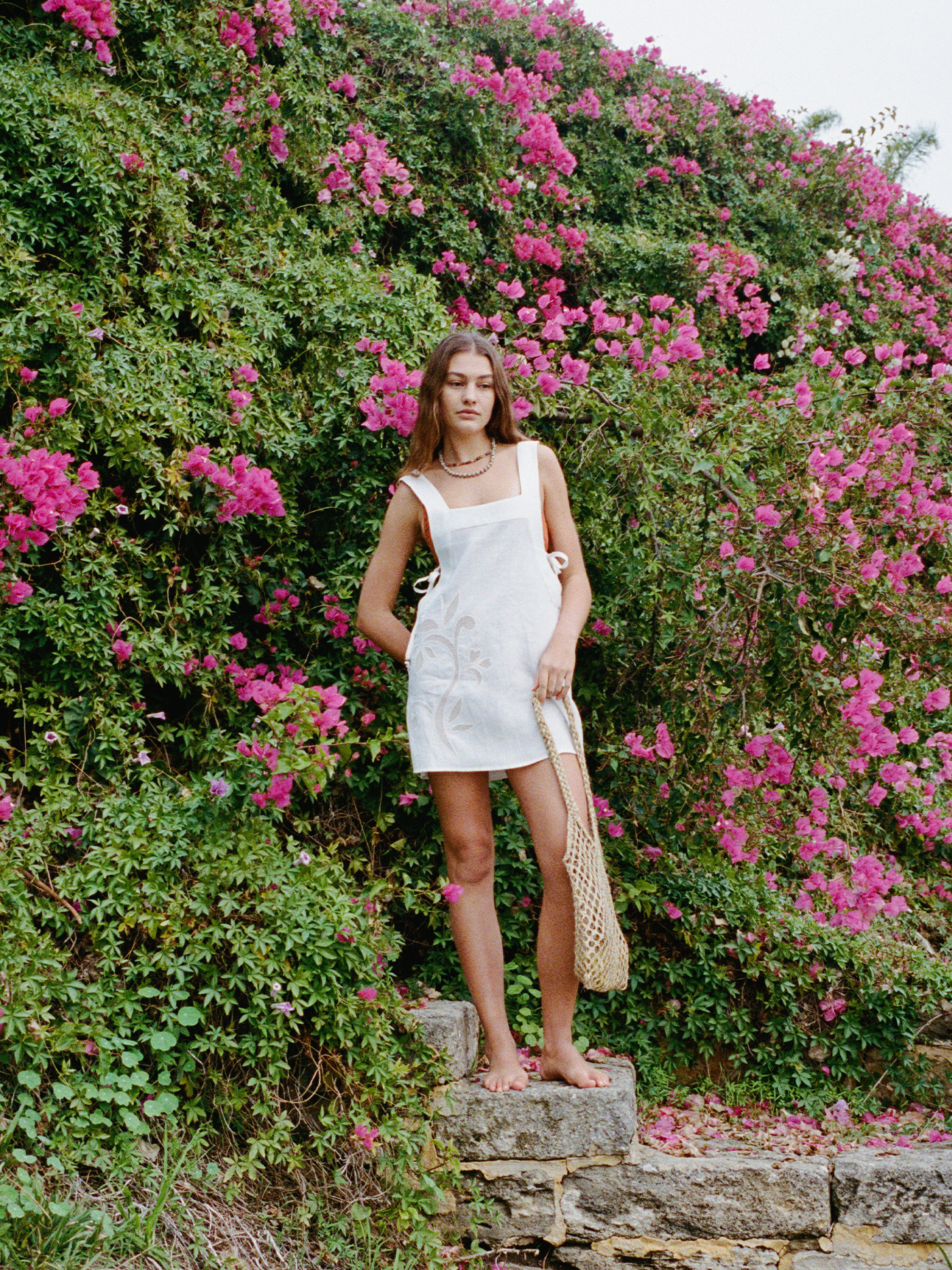 Harper Mini Dress | Lotus Broderie