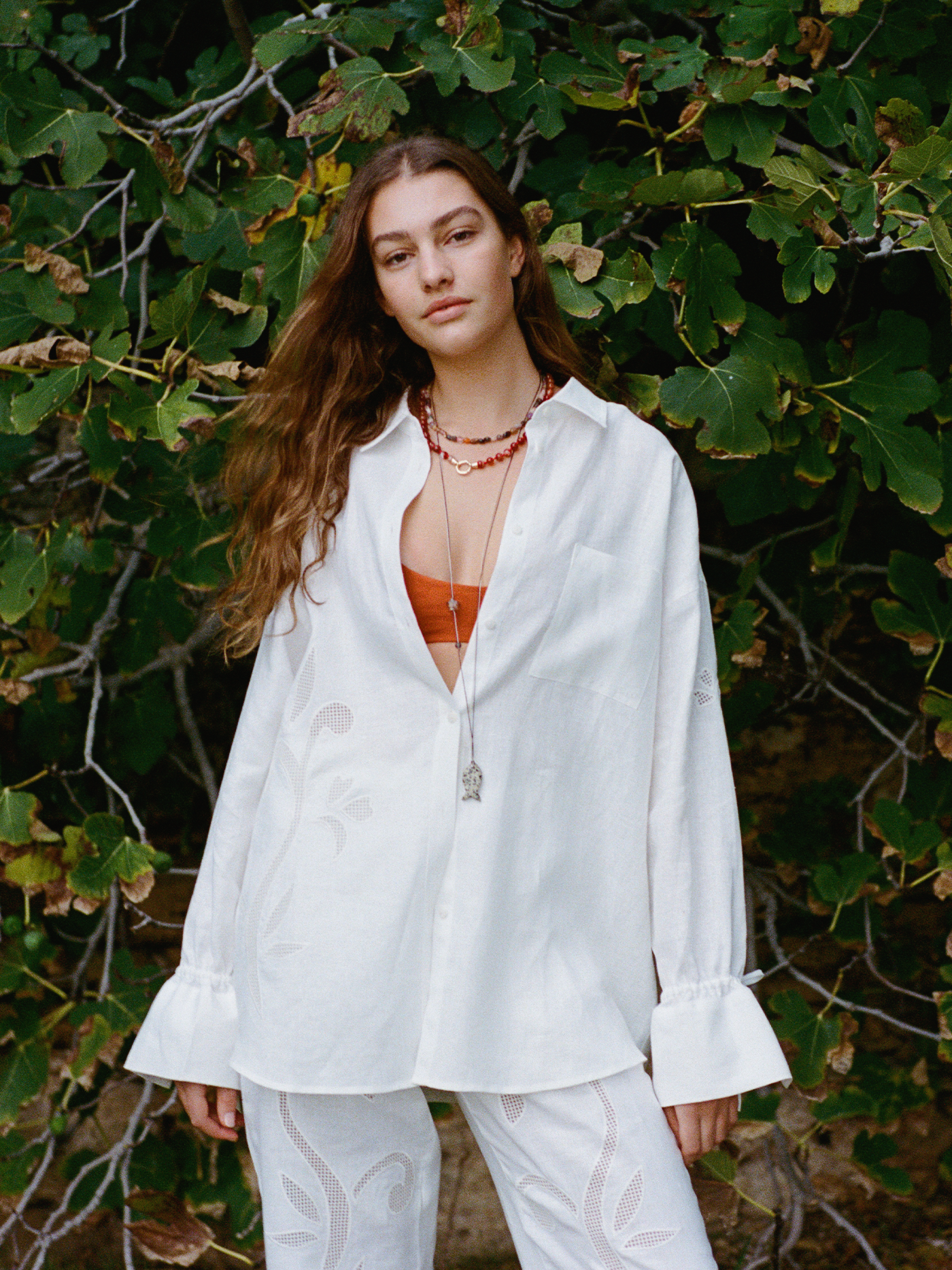 Riley Shirt | Lotus Broderie