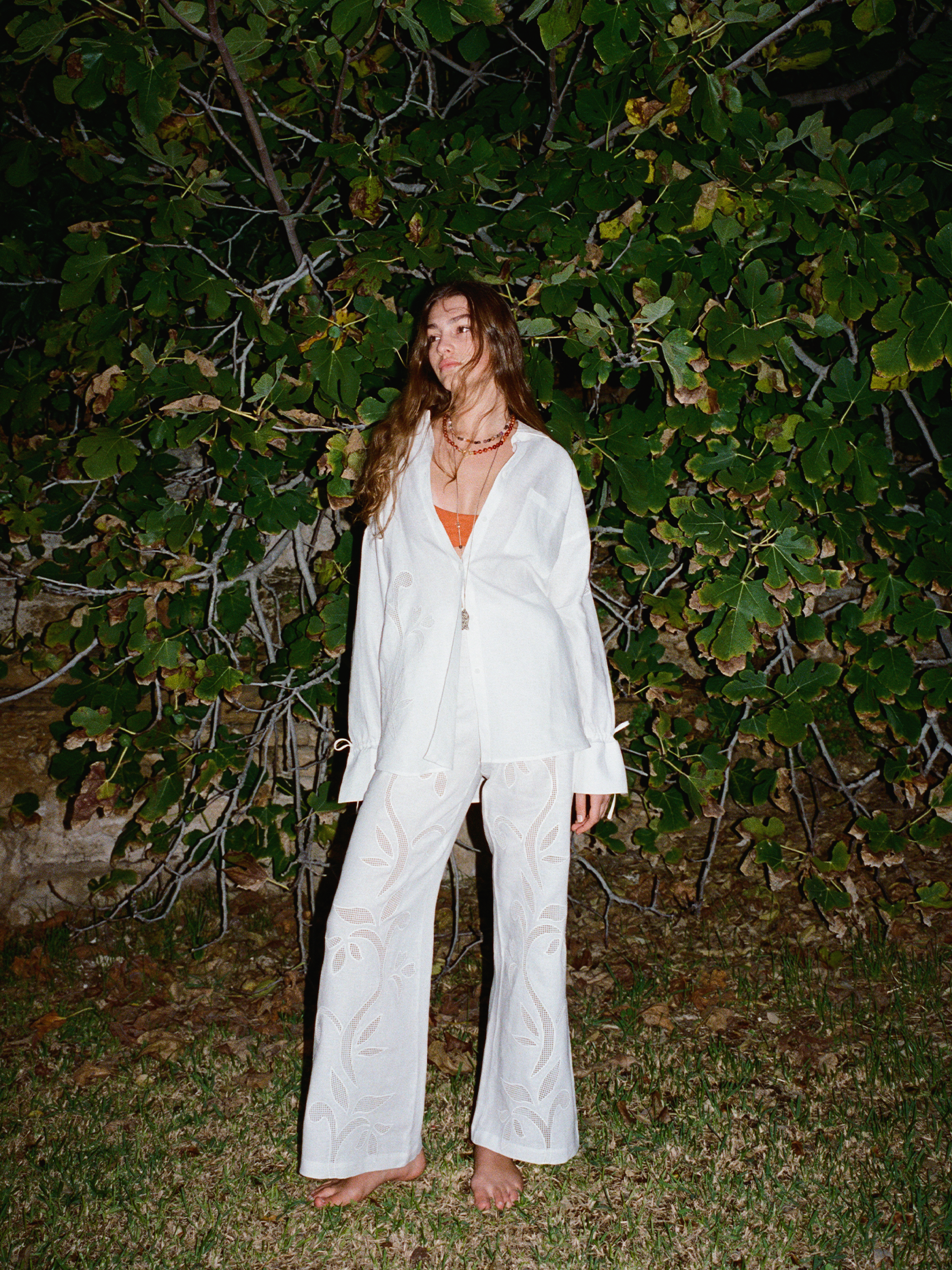 Sloane Pants | Lotus Broderie