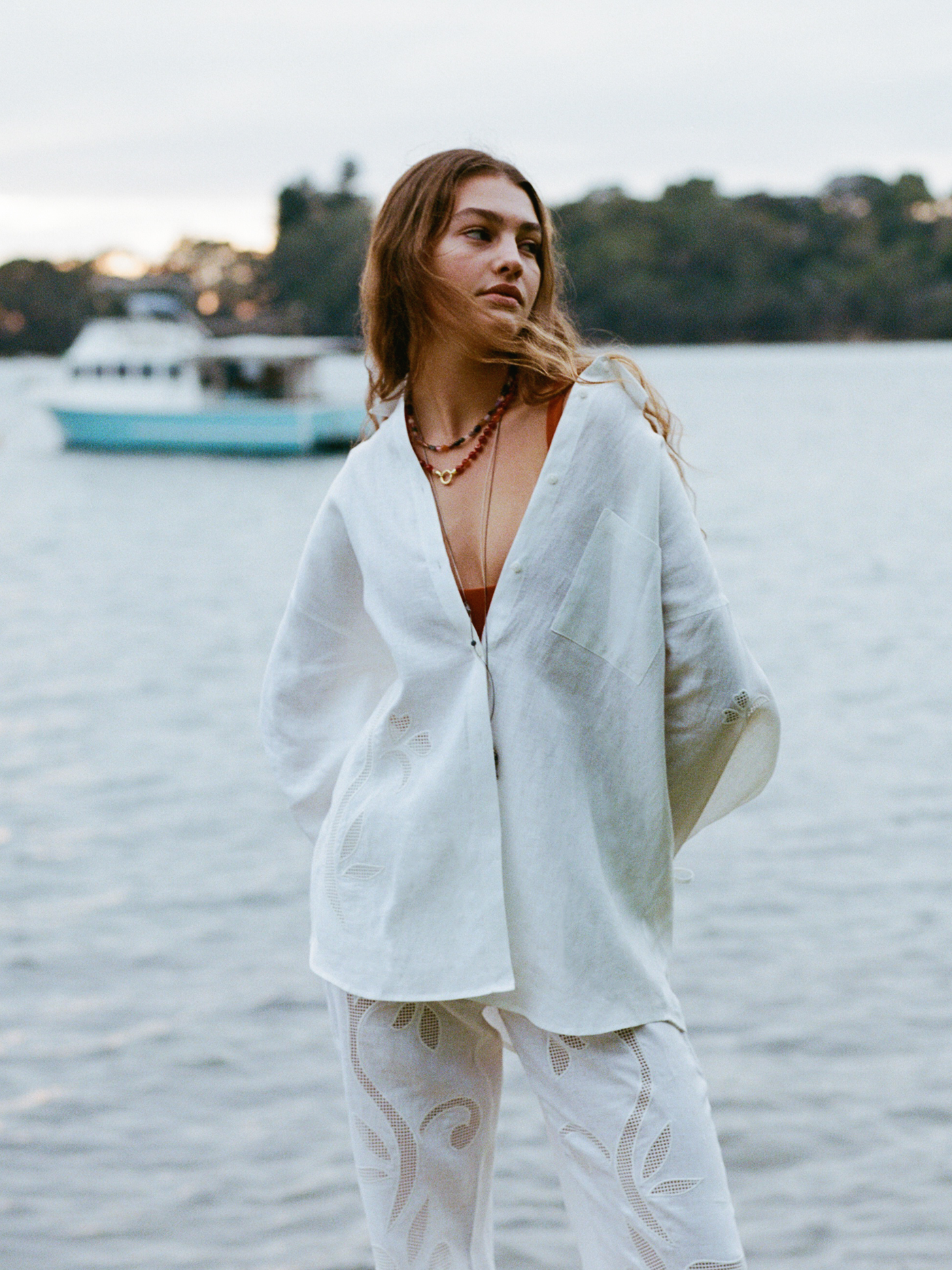 Riley Shirt | Lotus Broderie