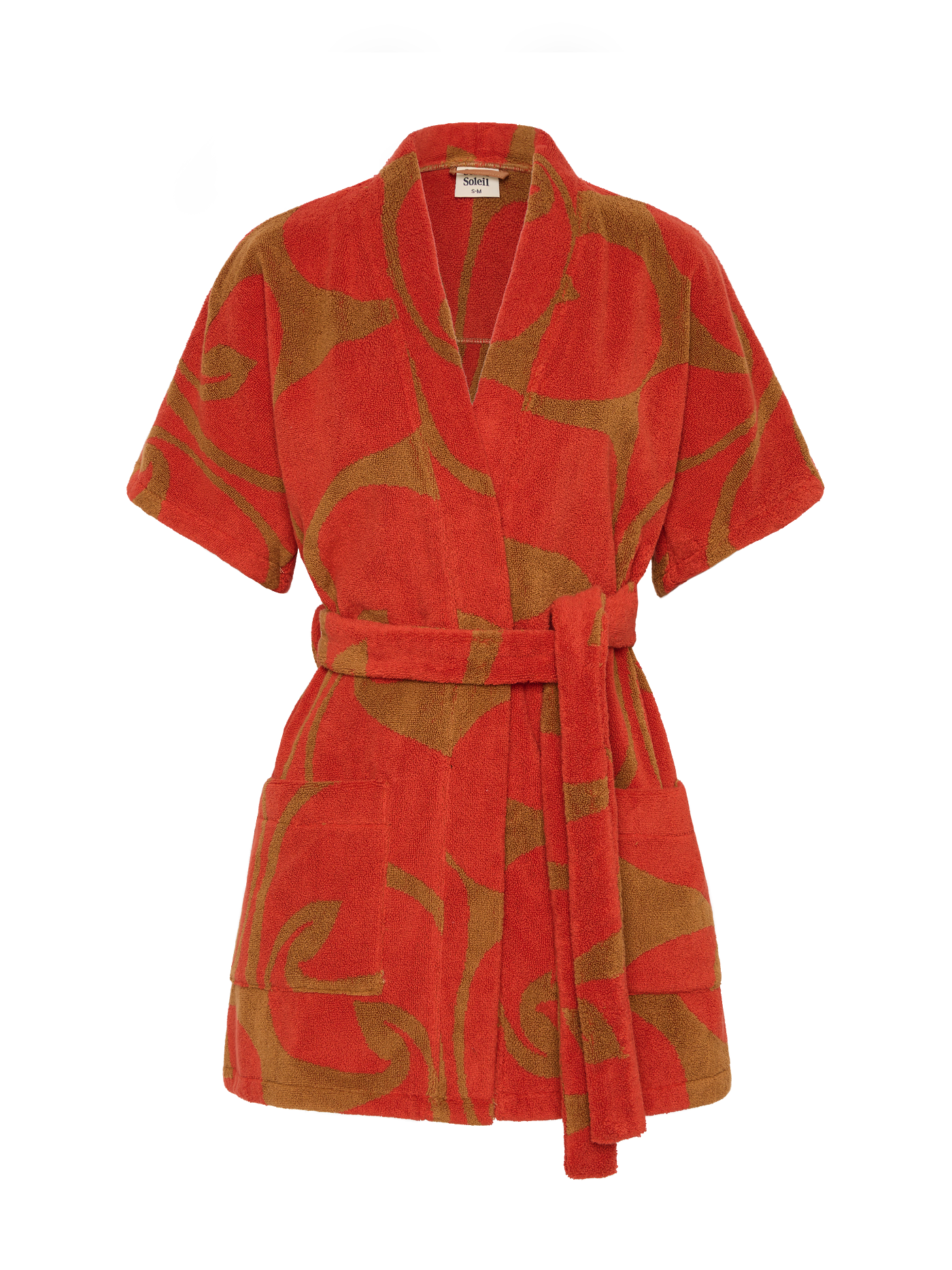 Towelling Mini Robe | Wave Spice