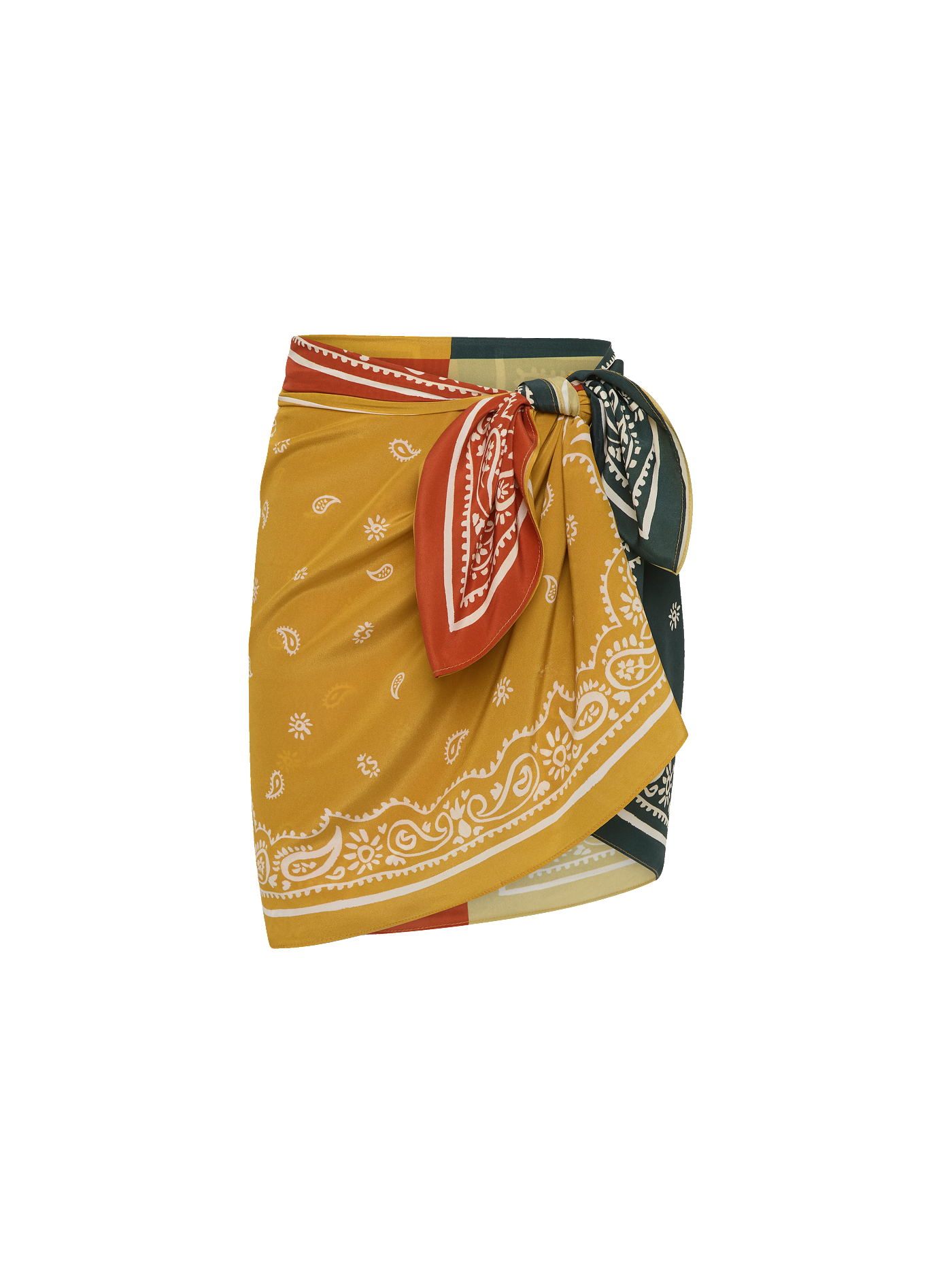 Square Pareo | Bandit Tile Silk