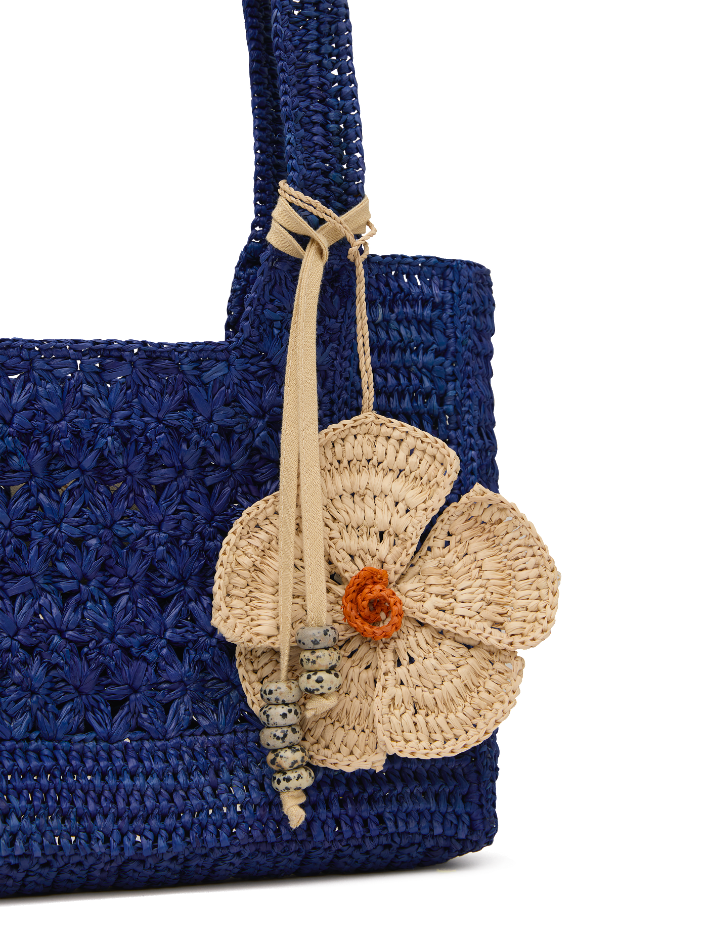 Raffia Mini Tote | Lapis