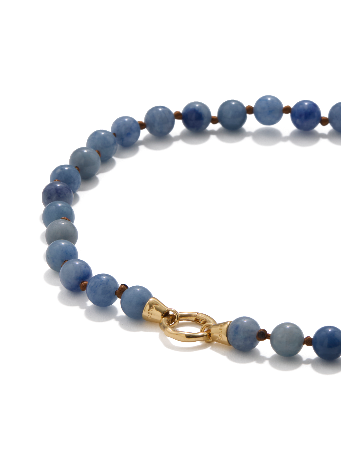 Eve Necklace | Blue Aventurine Gold
