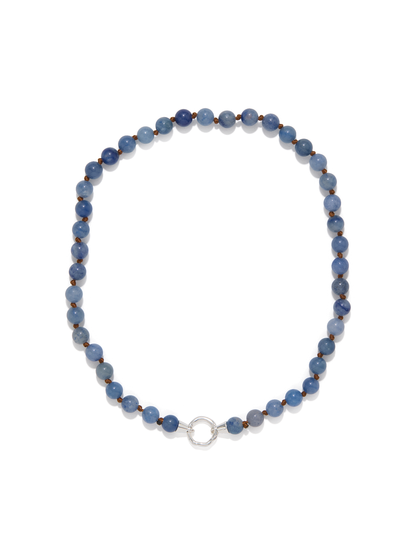 Eve Necklace | Blue Aventurine Silver