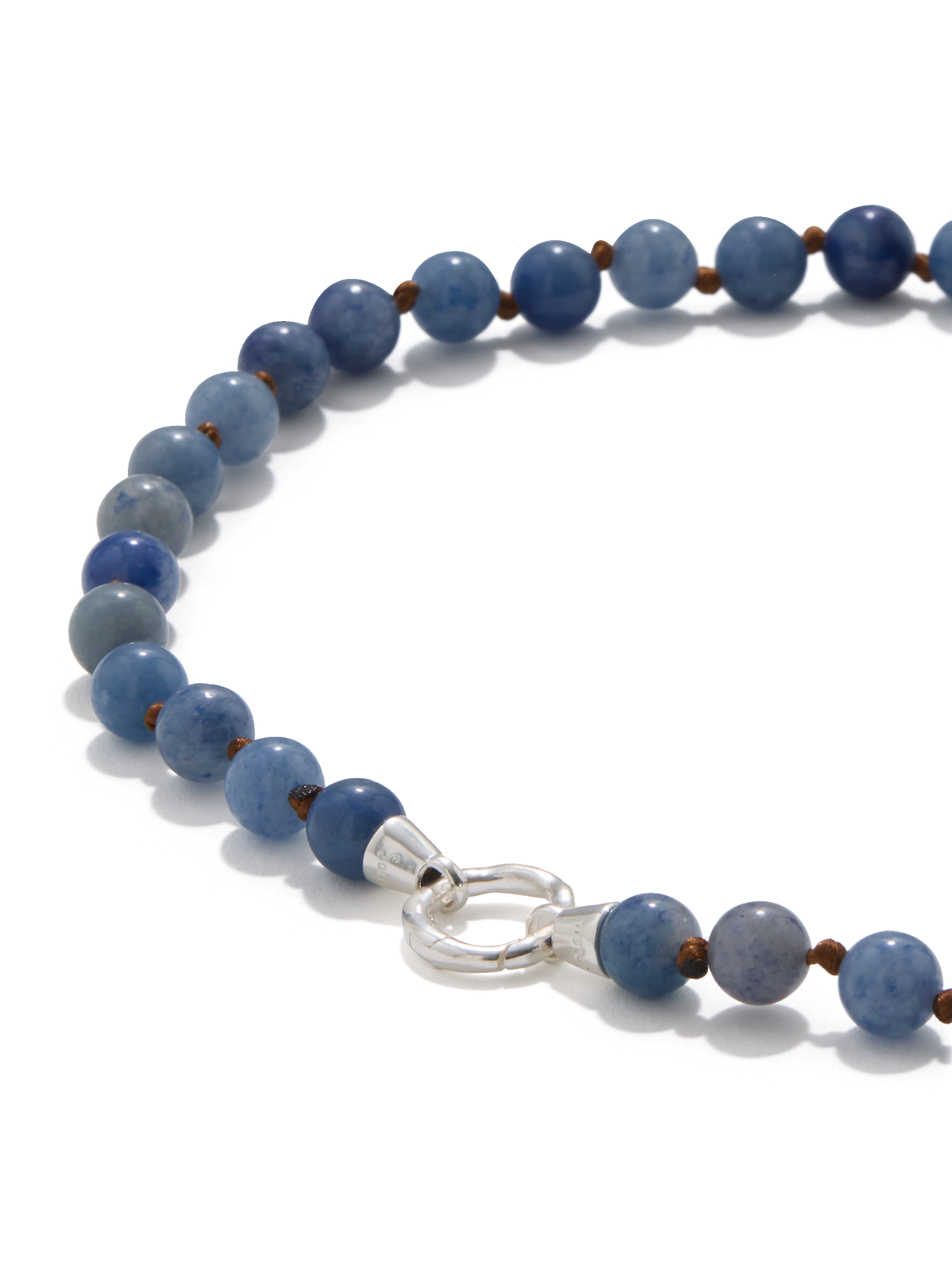 Eve Necklace | Blue Aventurine Silver