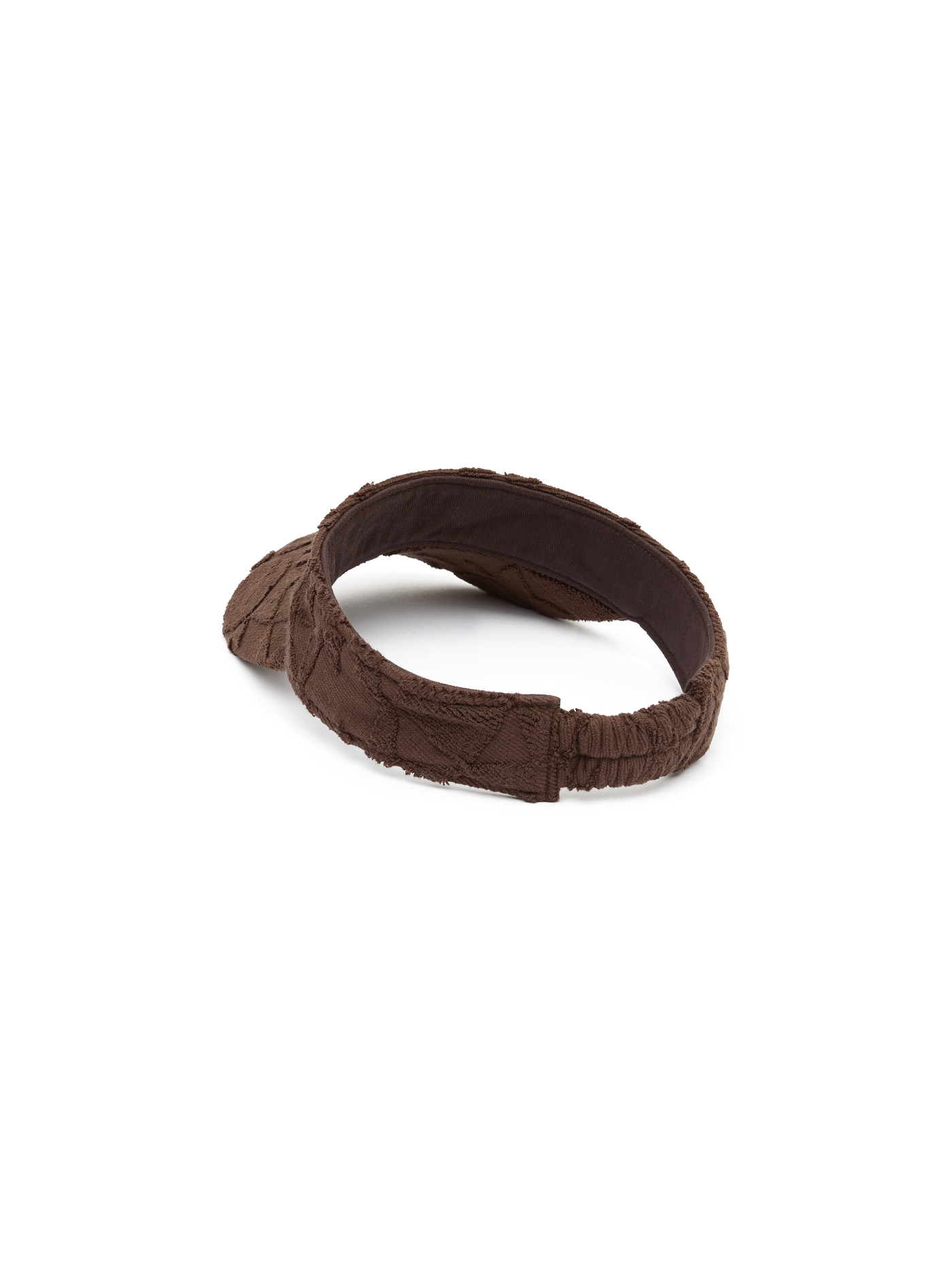 Towelling Visor | Solstice Truffle