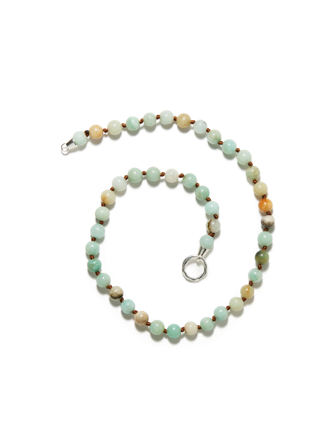 Eve Necklace | Amazonite Silver