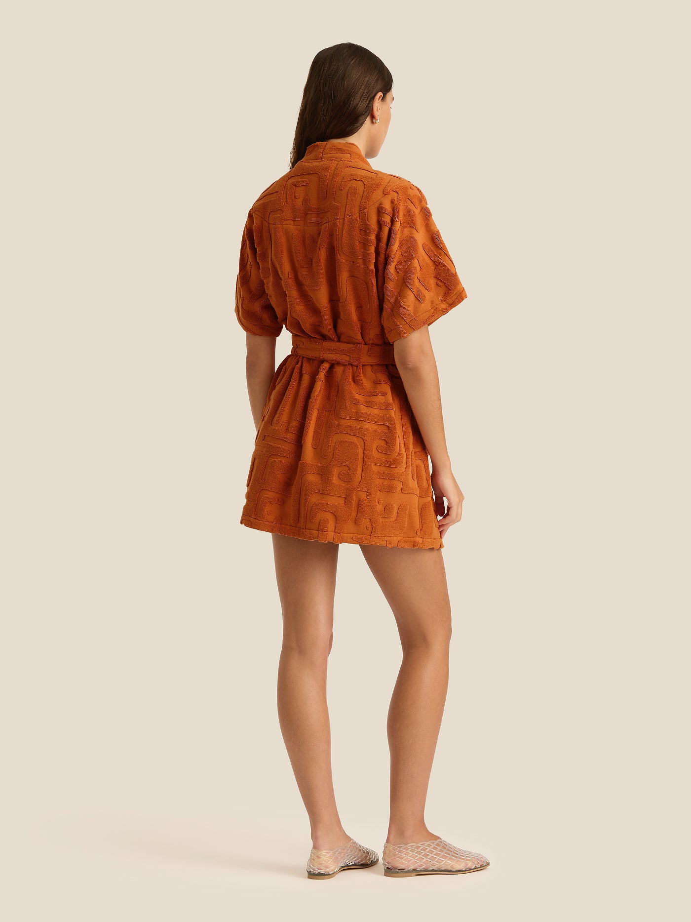 Towelling Mini Robe | Kin Clay