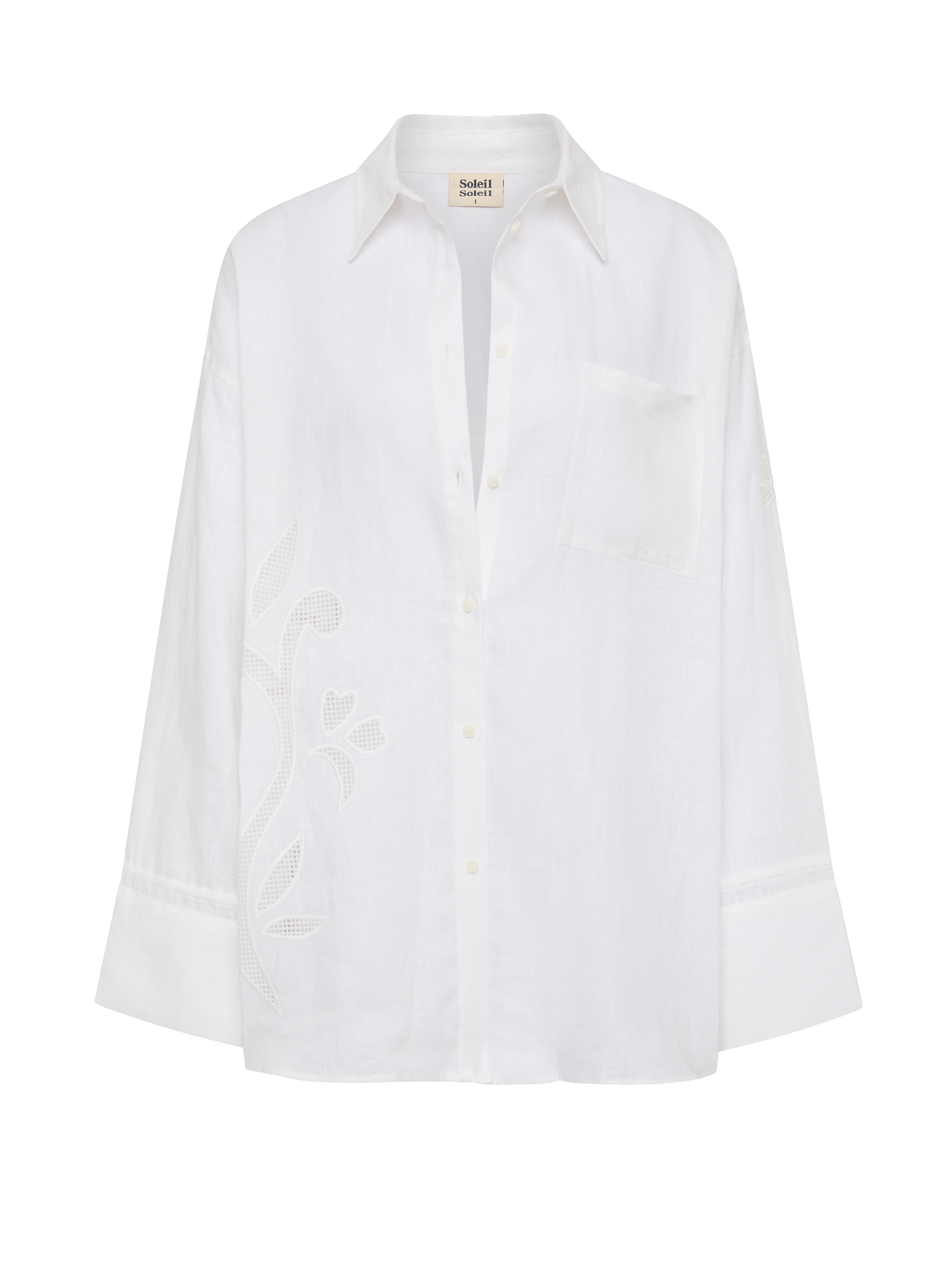Riley Shirt | Lotus Broderie
