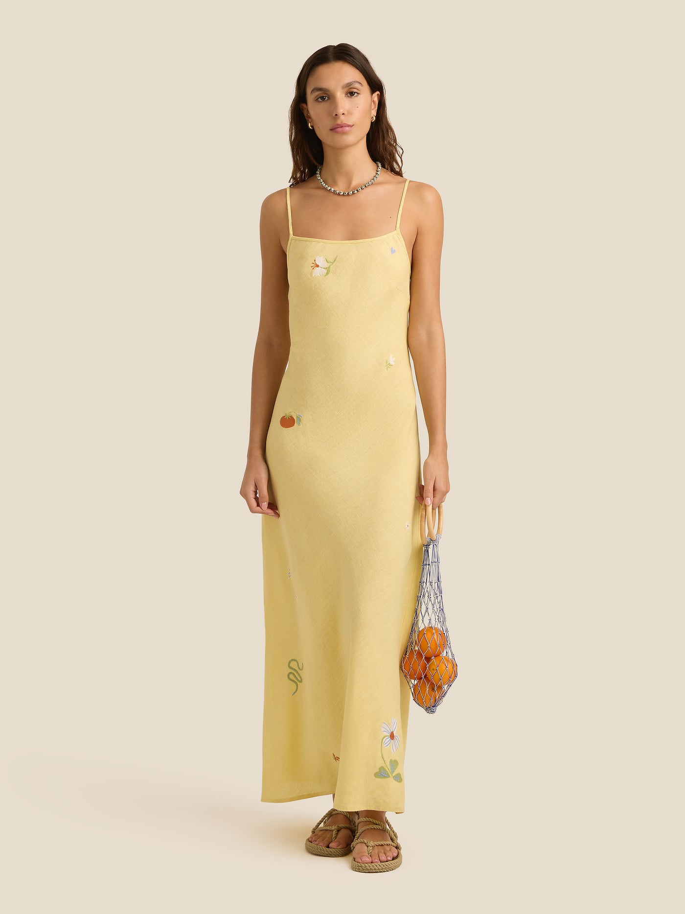 Lana Dress | Charm Embroidery