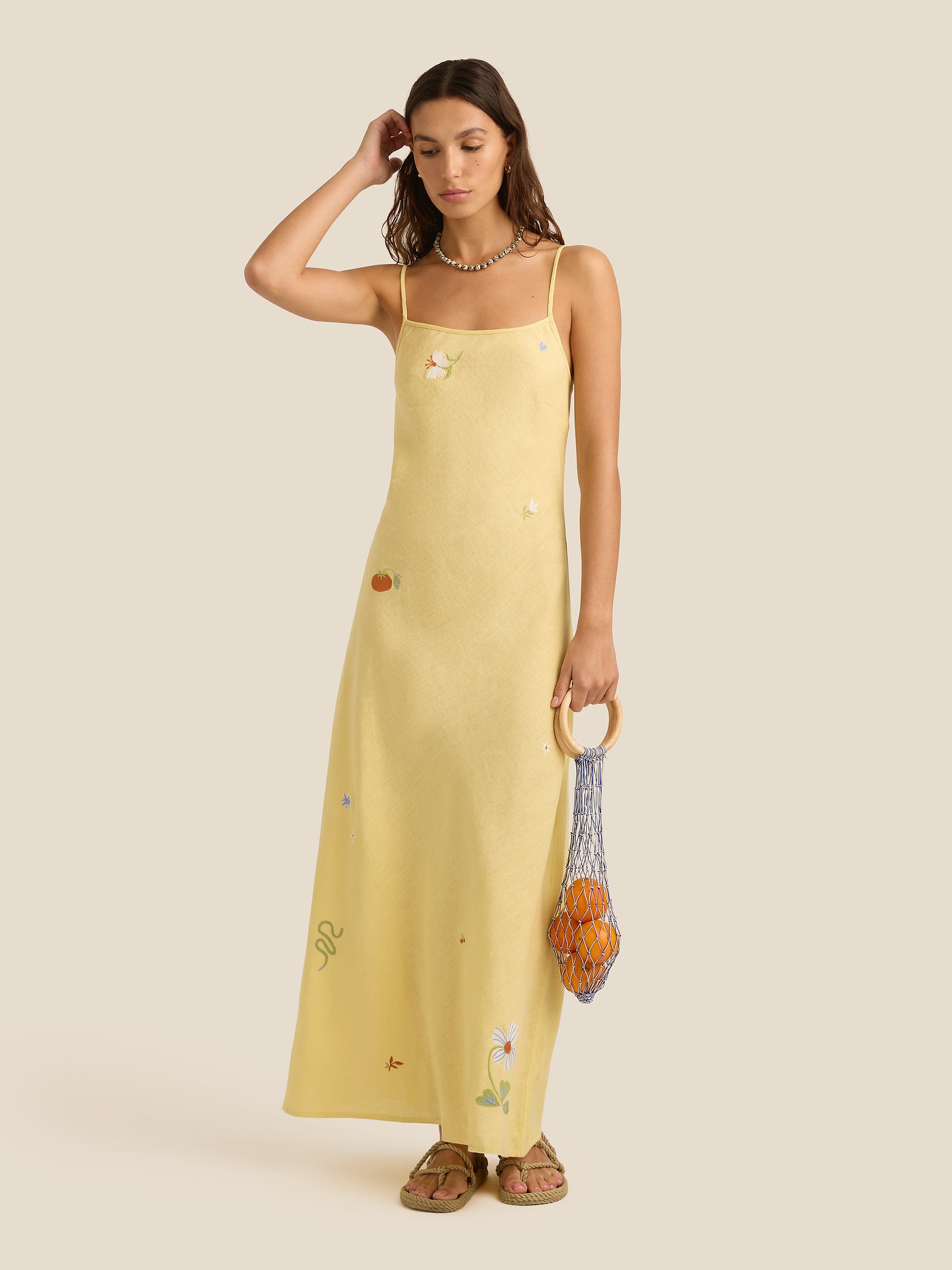 Lana Dress | Charm Embroidery