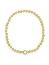 Eve Necklace | Lemon Agate Gold