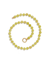 Eve Necklace | Lemon Agate Gold