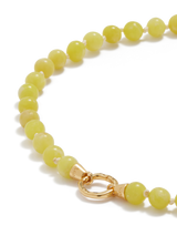 Eve Necklace | Lemon Agate Gold