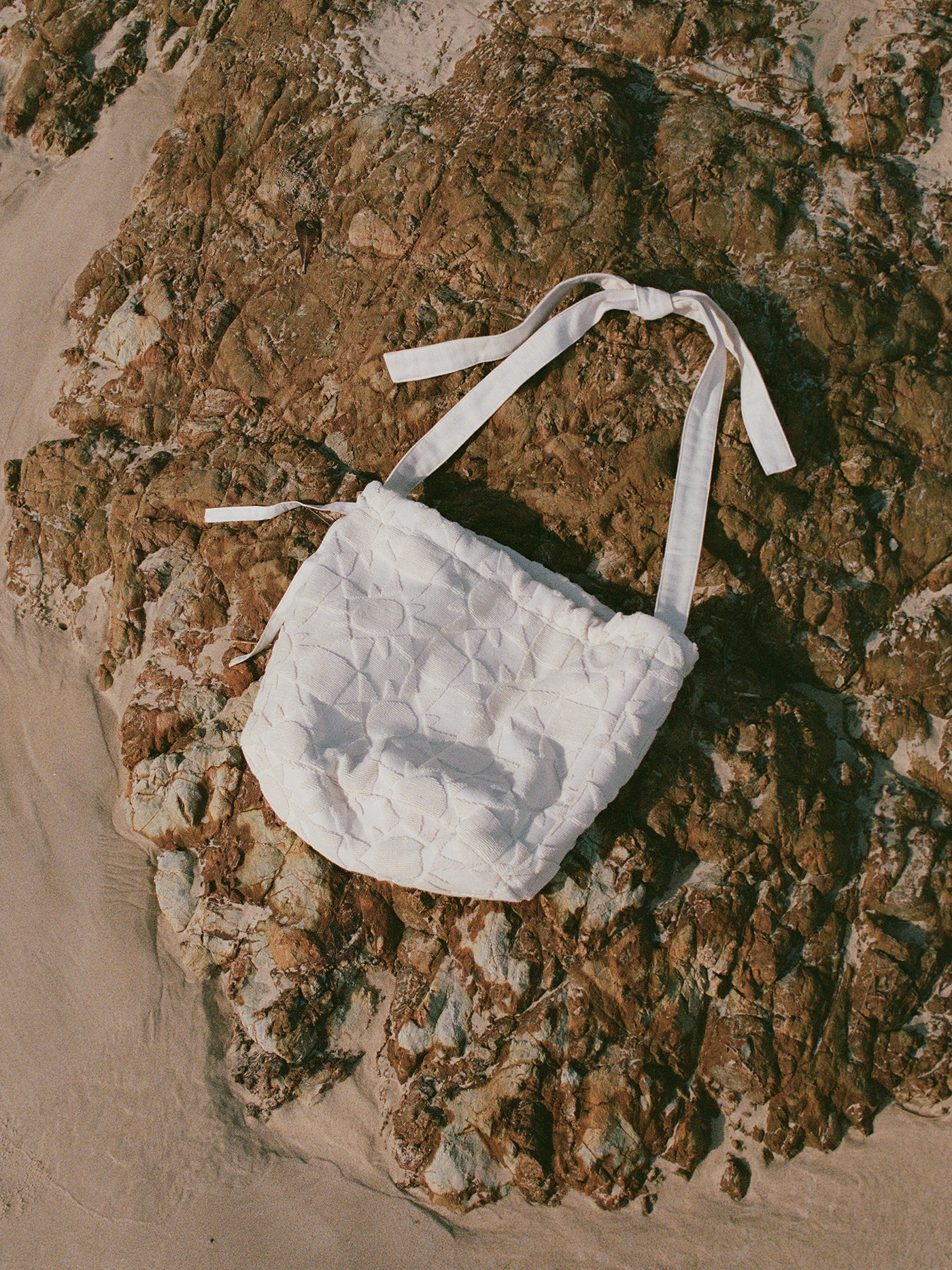 Towelling Bucket Bag | Solstice Quartz