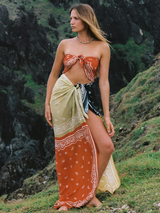 Square Pareo | Bandit Tile Silk