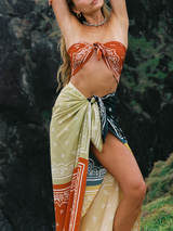 Square Pareo | Bandit Tile Silk