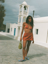 Towelling Wrap Skirt | Kin Clay