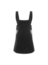 Harper Mini Dress | Fin Black Broderie