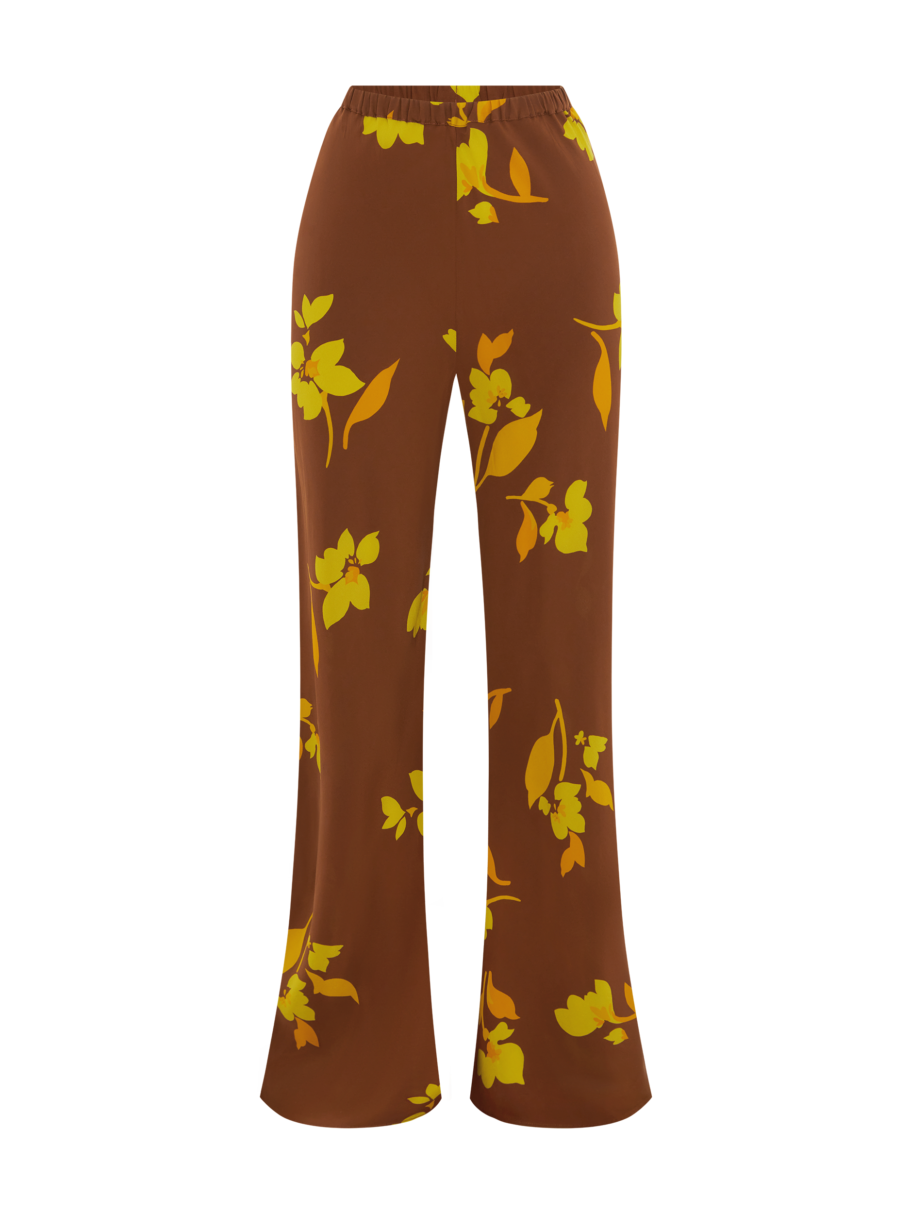 Tilda Pants | Tulp Carob Silk