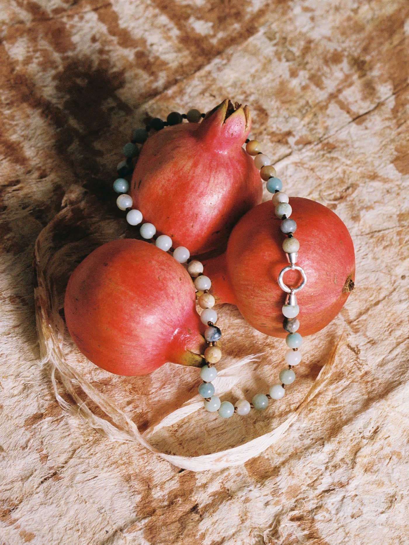 Eve Necklace | Amazonite Silver