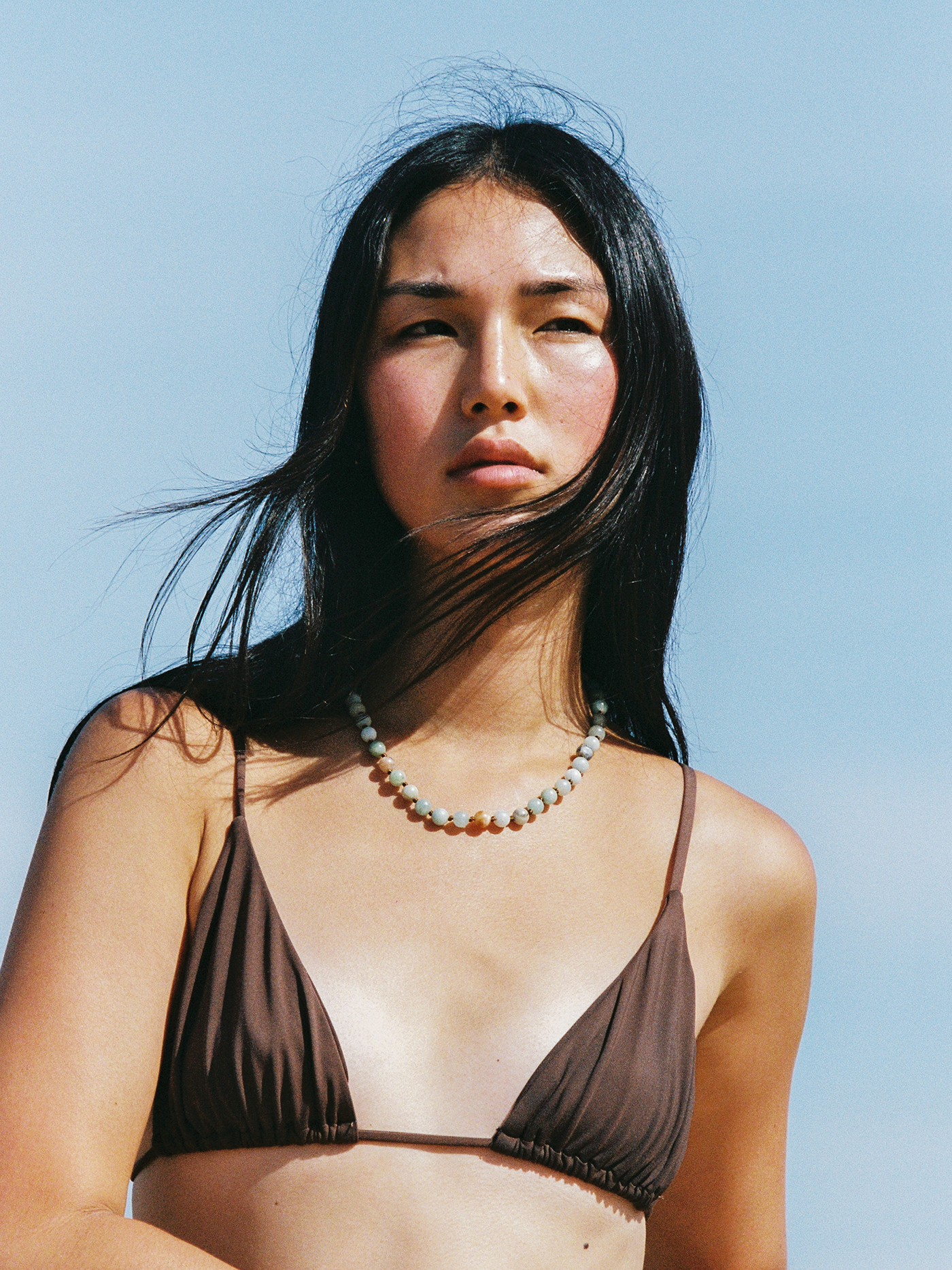 Eve Necklace | Amazonite Silver