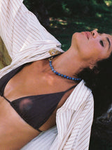 Eve Necklace | Blue Aventurine Gold