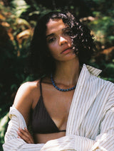 Eve Necklace | Blue Aventurine Silver