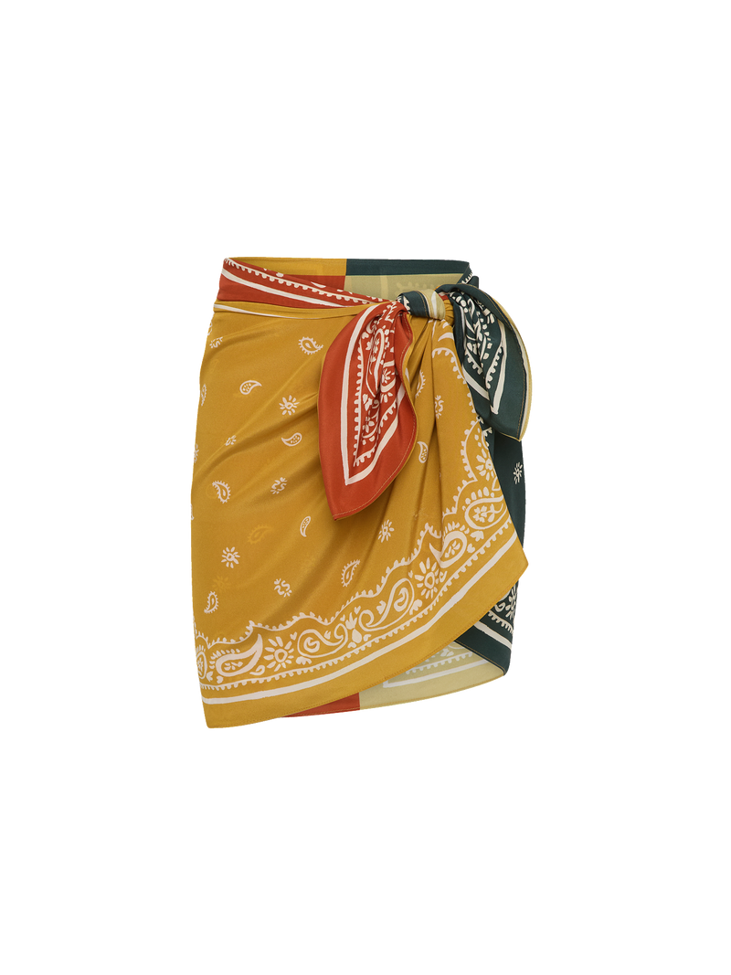 Square Pareo | Bandit Tile Silk