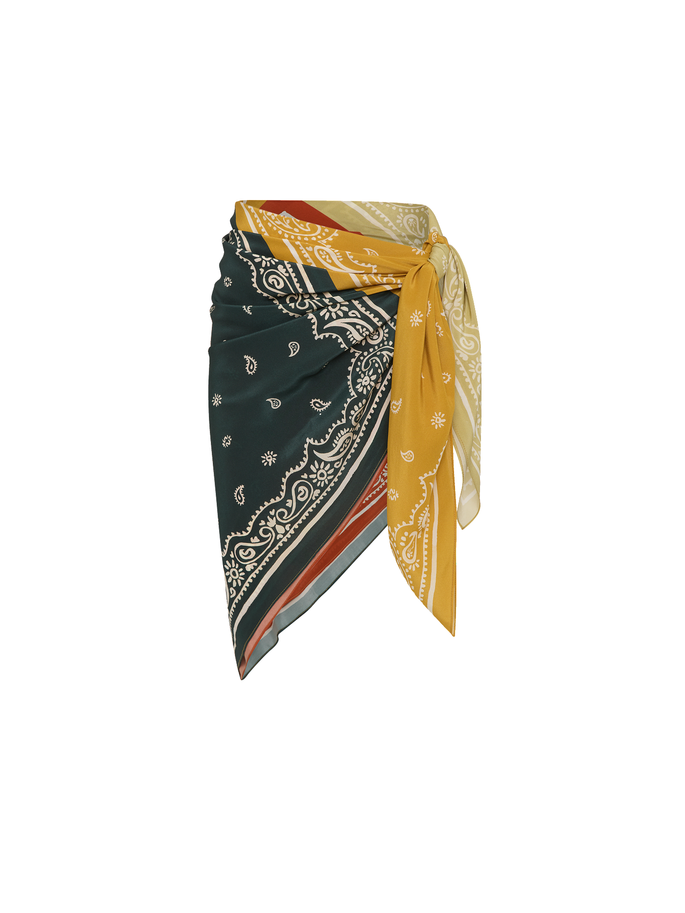 Square Pareo | Bandit Tile Silk