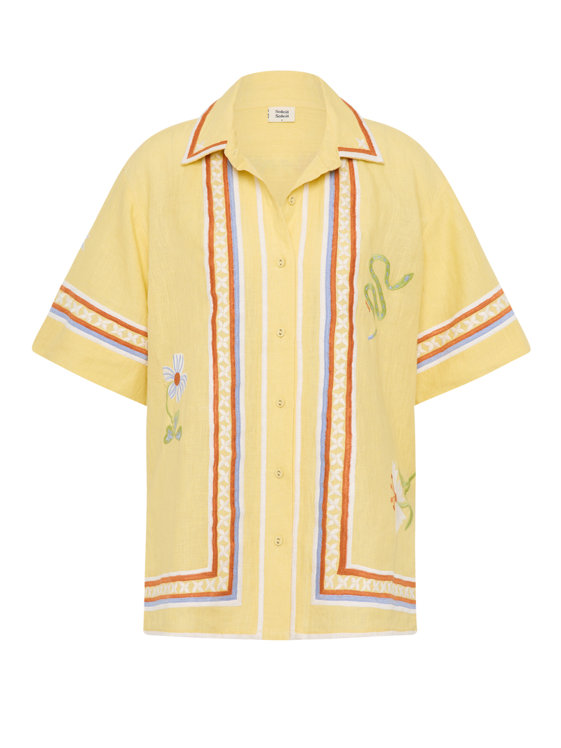 Darcy Shirt | Charm Embroidery