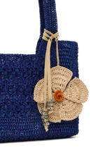 Raffia Mini Tote | Lapis