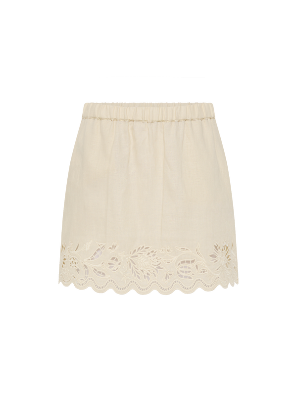 Connie Mini Skirt | Serpentine Broderie