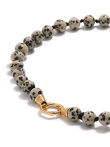Eve Necklace | Dalmation Jasper Gold