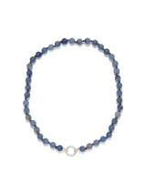 Eve Necklace | Blue Aventurine Silver