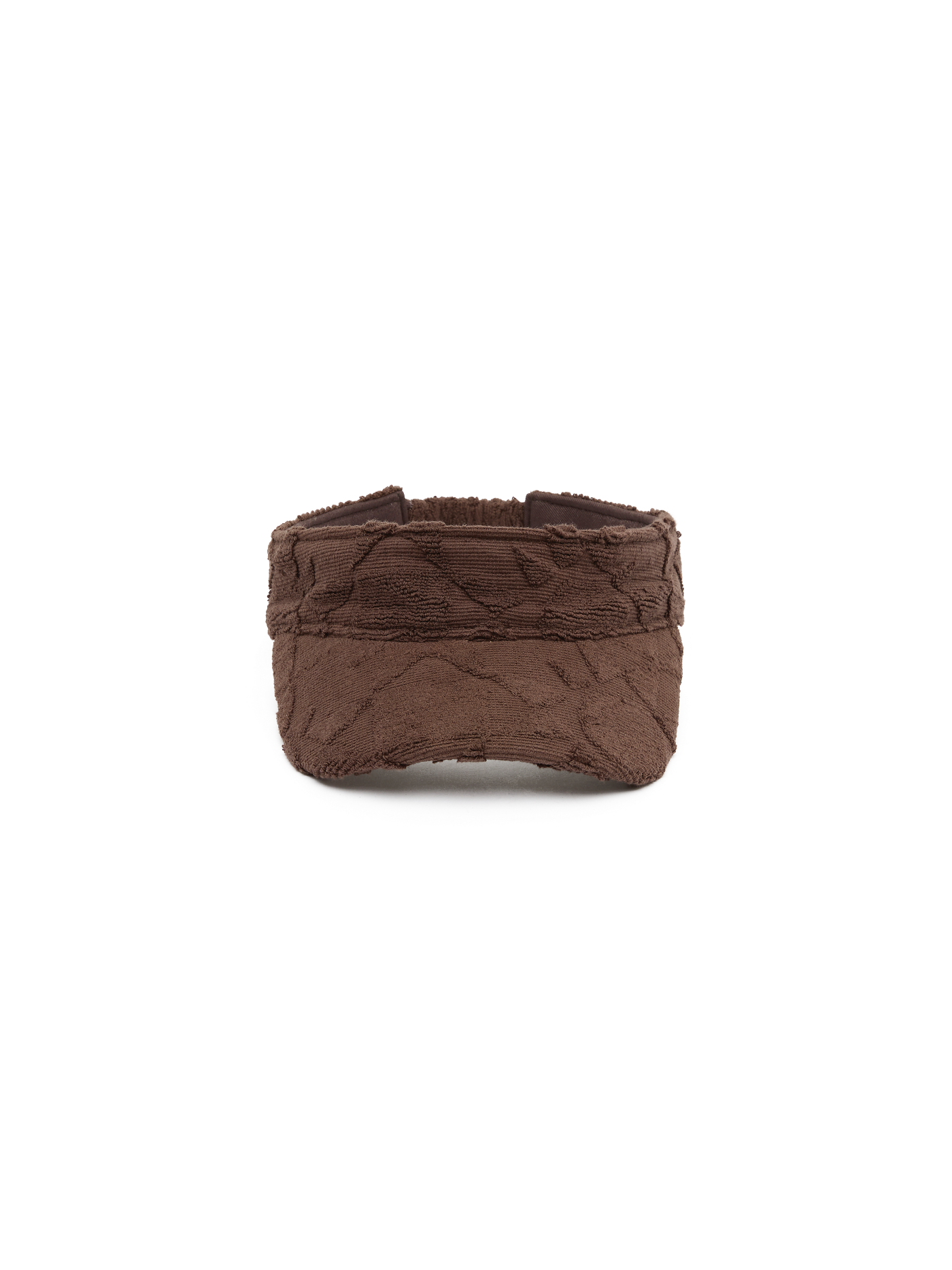 Towelling Visor | Solstice Truffle