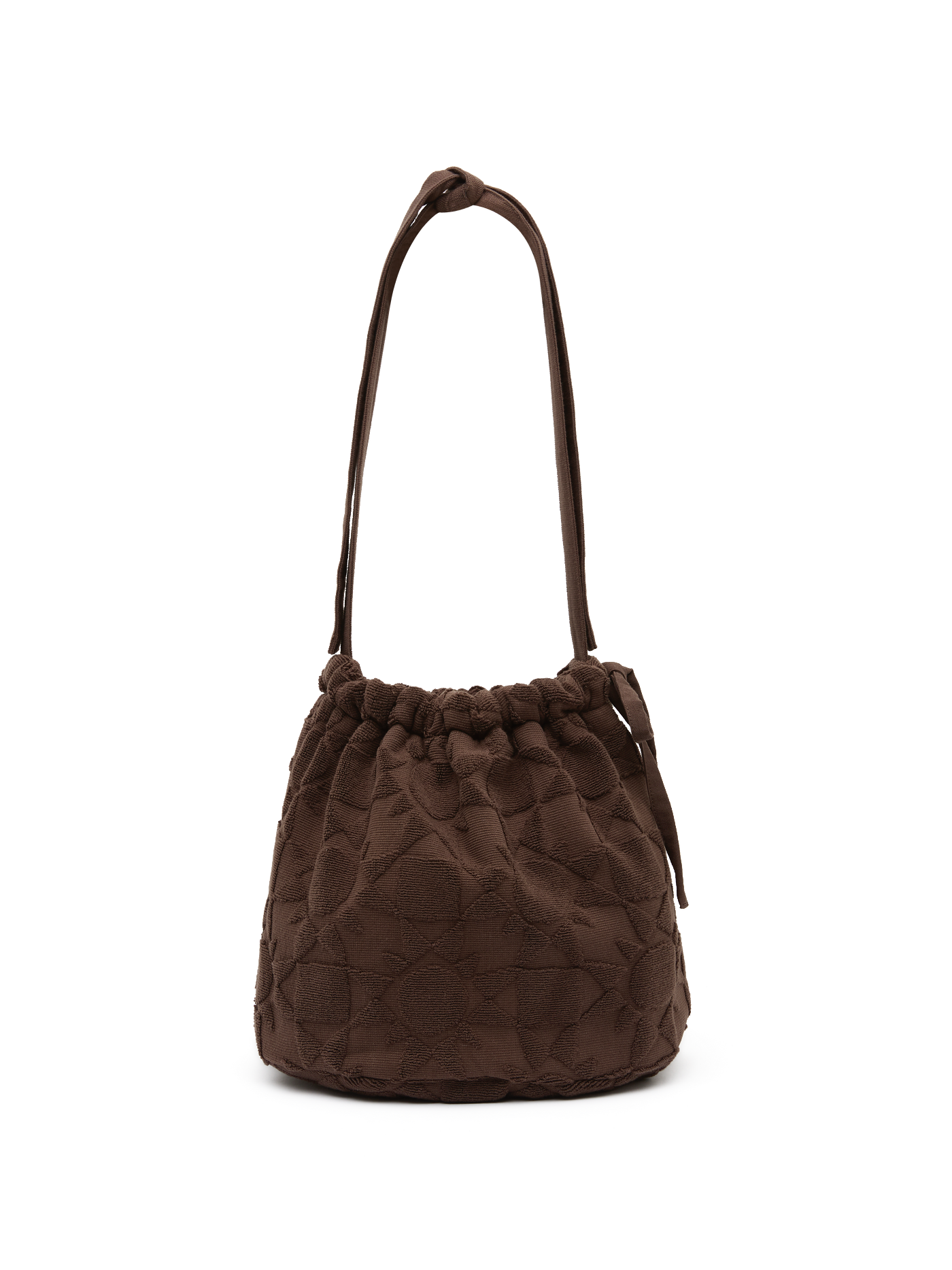 Towelling Bucket Bag | Solstice Truffle