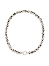 Eve Necklace | Dalmation Jasper Silver