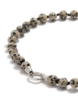 Eve Necklace | Dalmation Jasper Silver