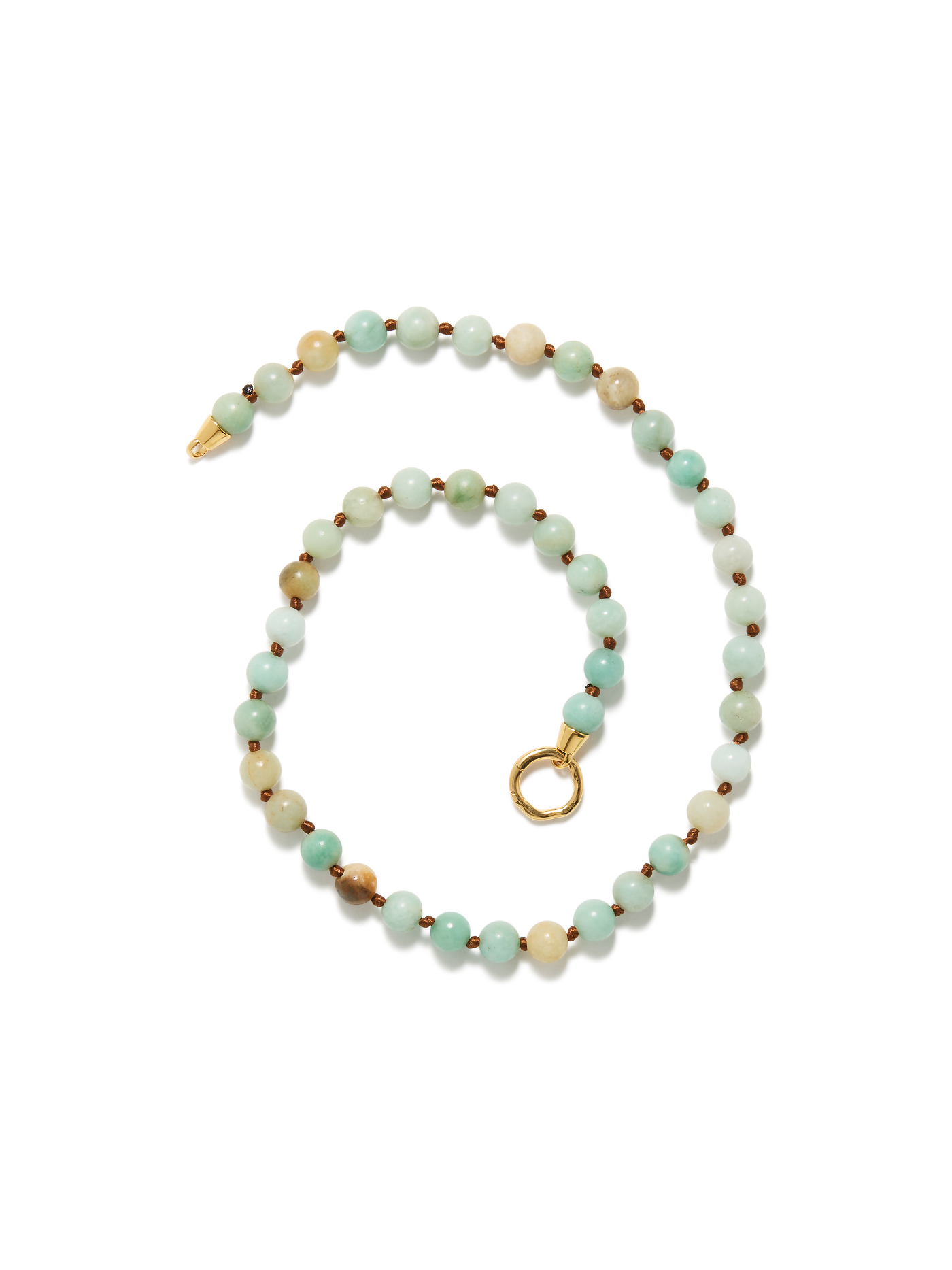 Eve Necklace | Amazonite Gold
