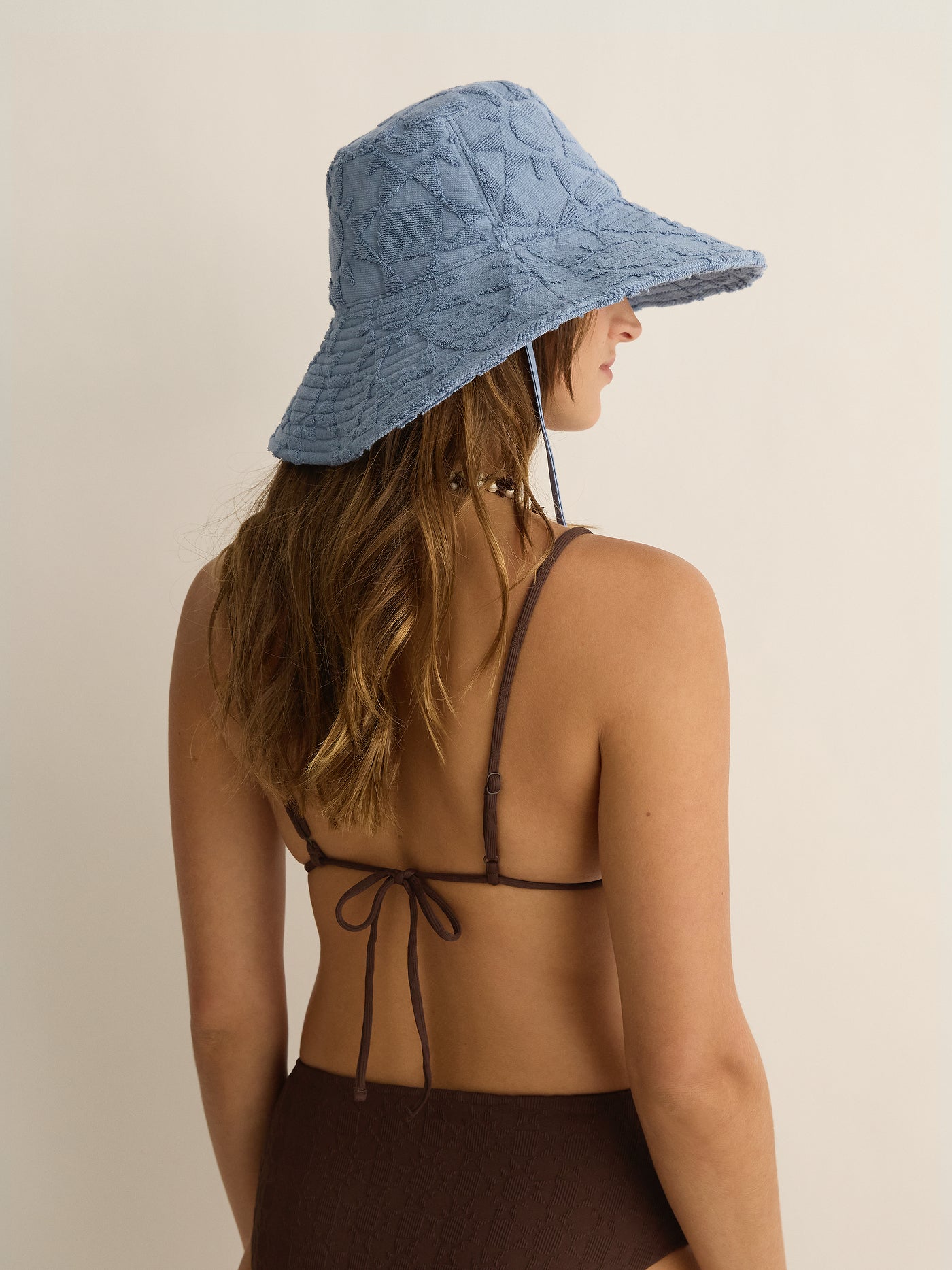 Towelling Sun Hat | Solstice Tide
