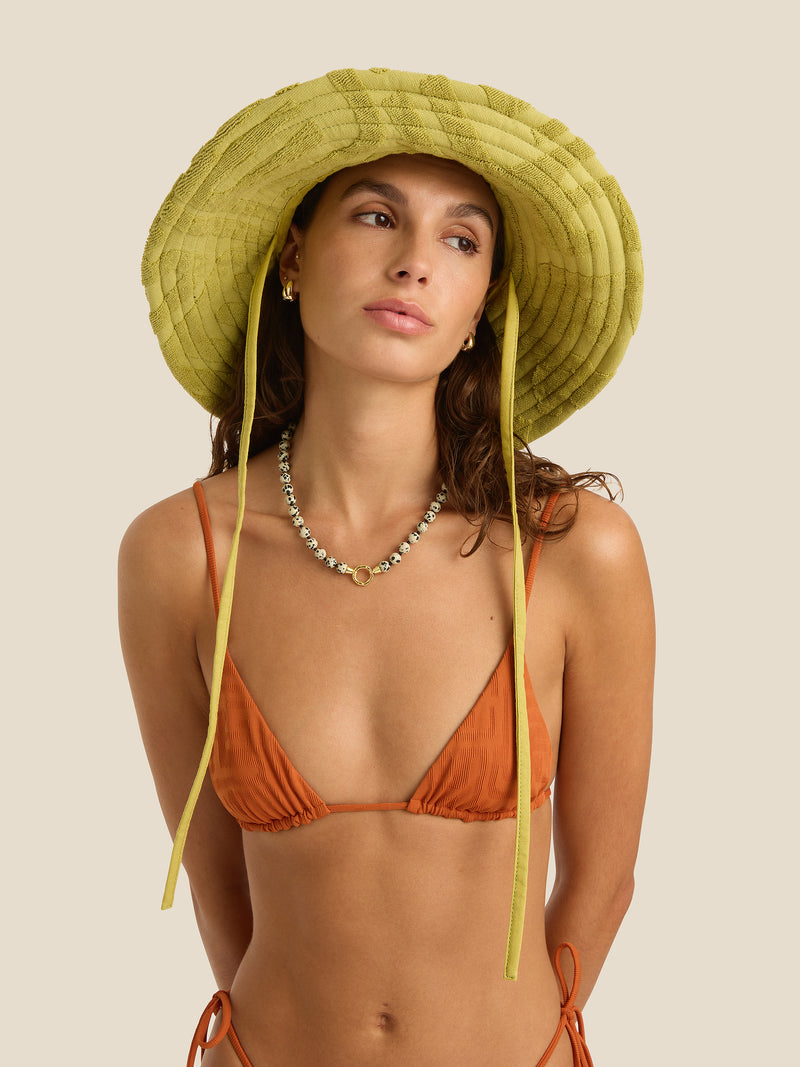 Towelling Sun Hat | Kin Aloe