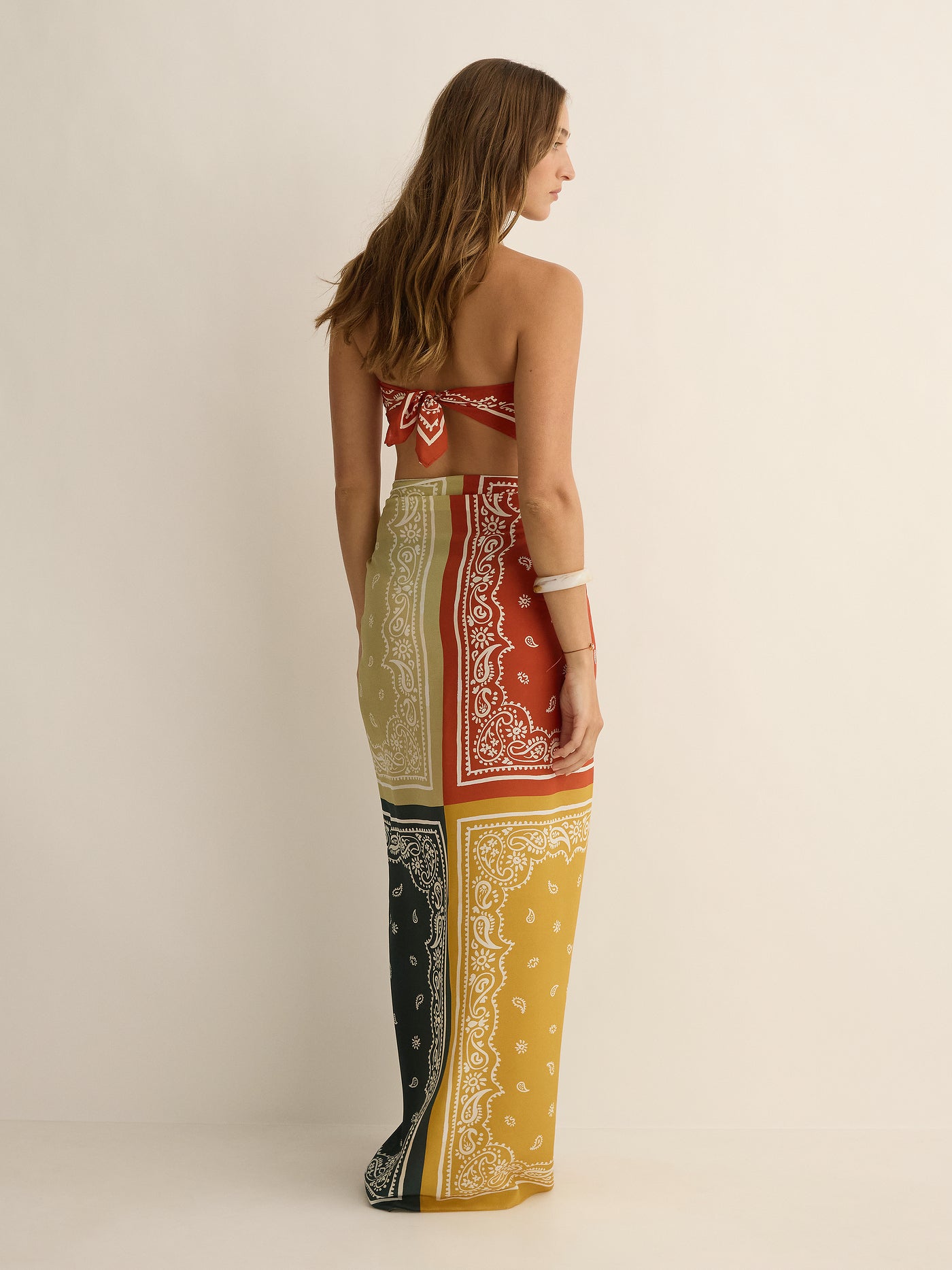 Square Pareo | Bandit Tile Silk