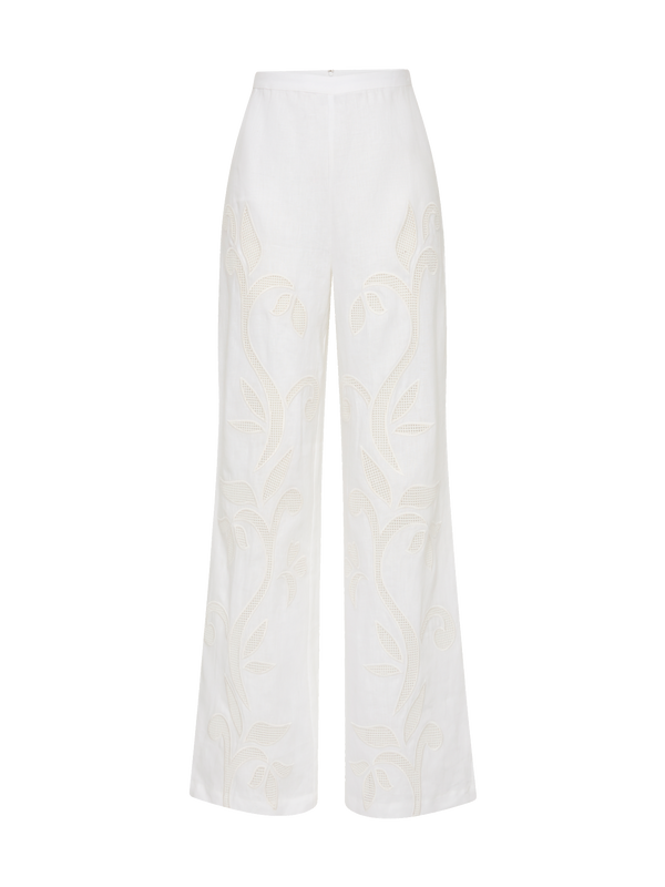 Sloane Pants | Lotus Broderie