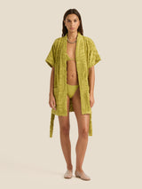 Towelling Mini Robe | Kin Aloe