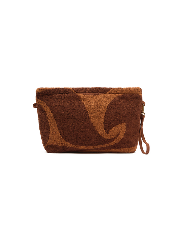 Towelling Pouch | Wave Umber