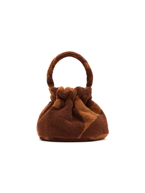 Towelling Bucket Bag | Wave Umber